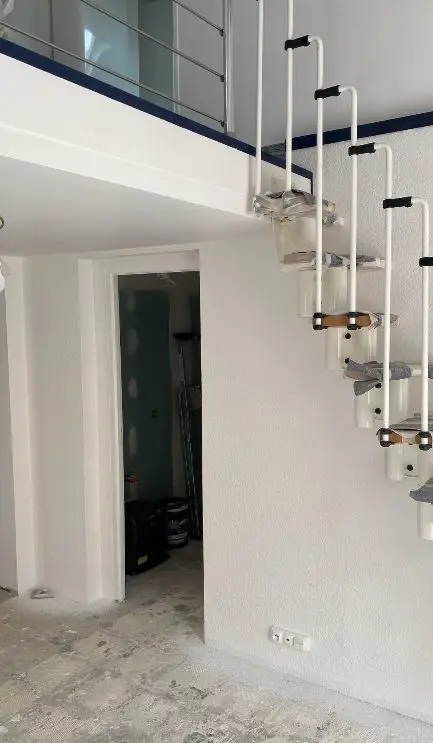 Cage d'escalier d'une copropriété repeinte par EIDP La Véronèse